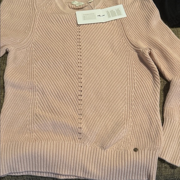 Ted Baker Sunnie Shaker Stitch Sweater Light Pink Women’s Size 14 NWT $92 - Picture 8 of 8